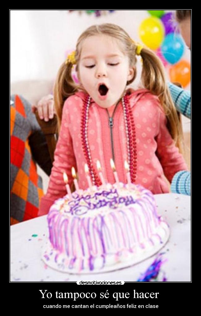 Yo tampoco sé que hacer  - 