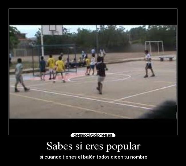 Sabes si eres popular -