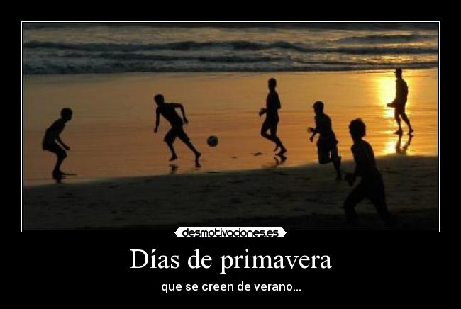 Días de primavera -