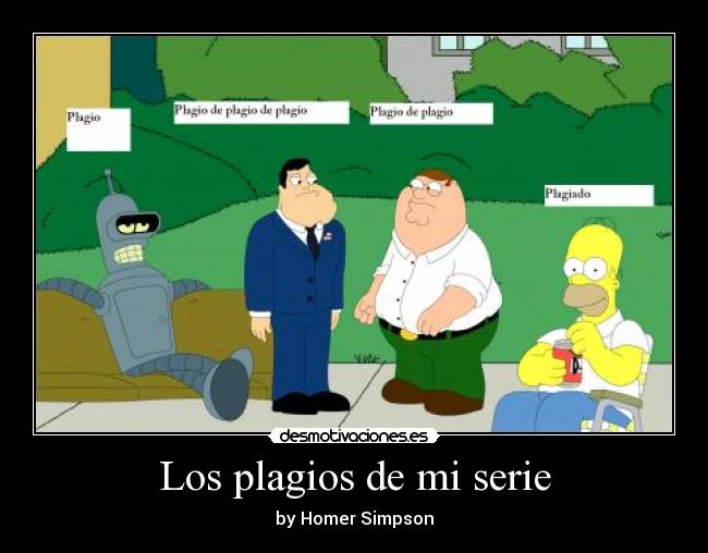 Los plagios de mi serie -