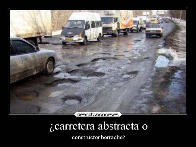 ¿carretera abstracta o -