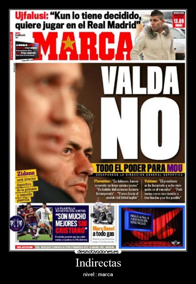 Indirectas - nivel : marca