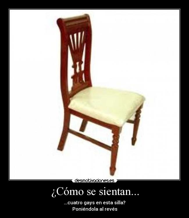 ¿Cómo se sientan... - 