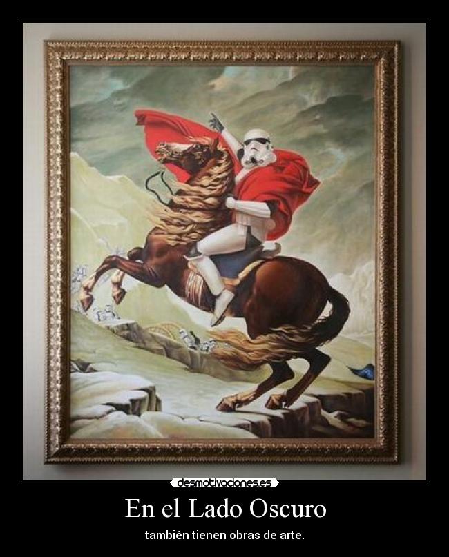 En el Lado Oscuro - también tienen obras de arte.