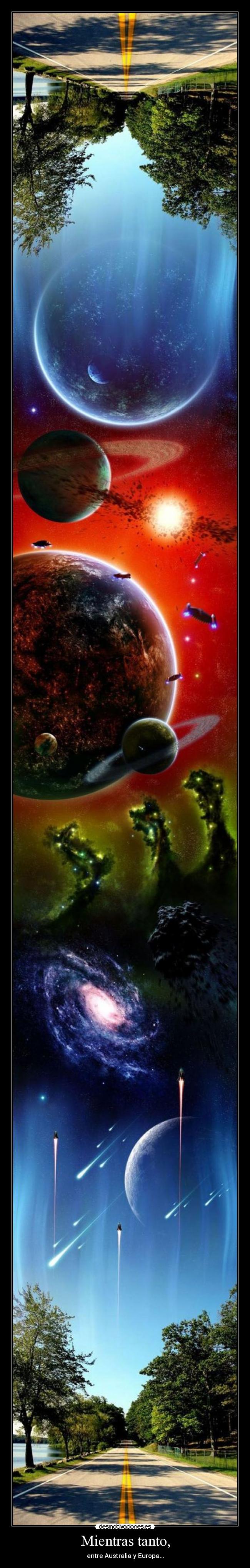 Mientras tanto, - entre Australia y Europa...