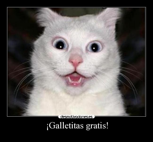¡Galletitas gratis! -