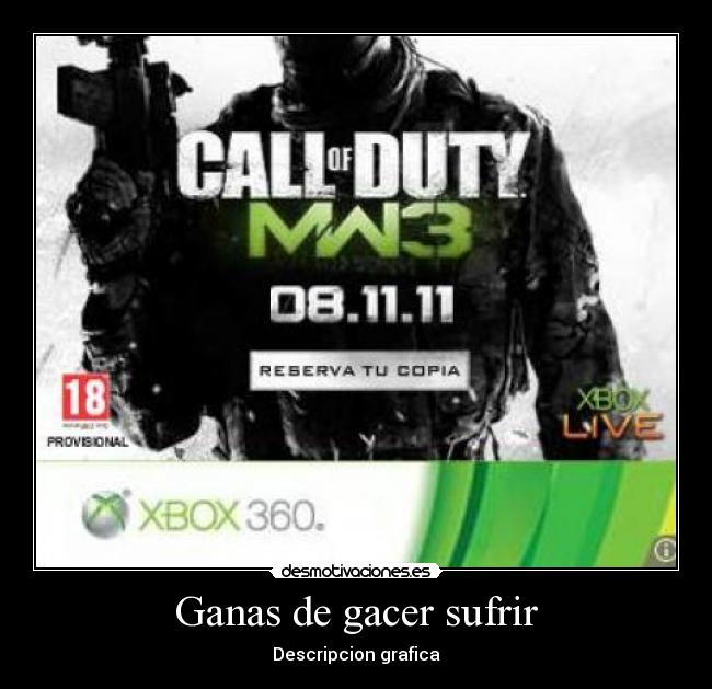 Ganas de gacer sufrir - 