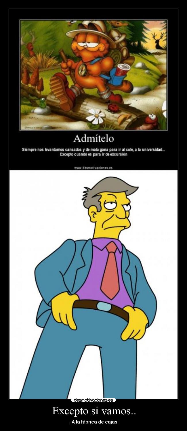 Excepto si vamos.. - 