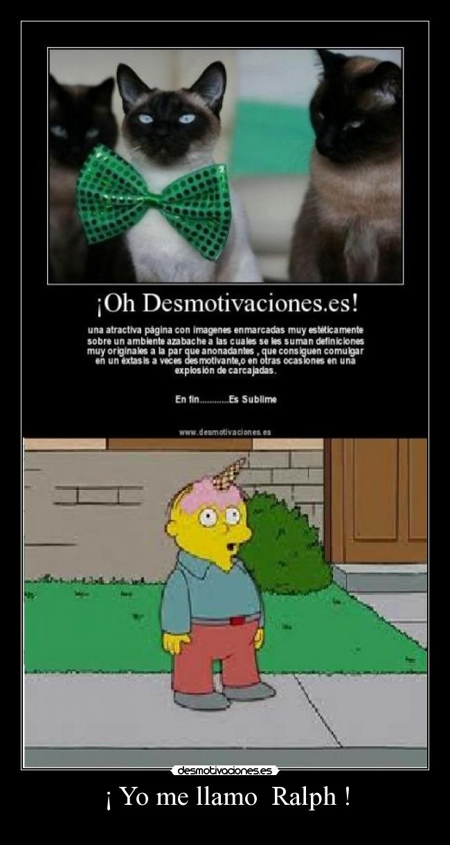 ¡ Yo me llamo Ralph ! -