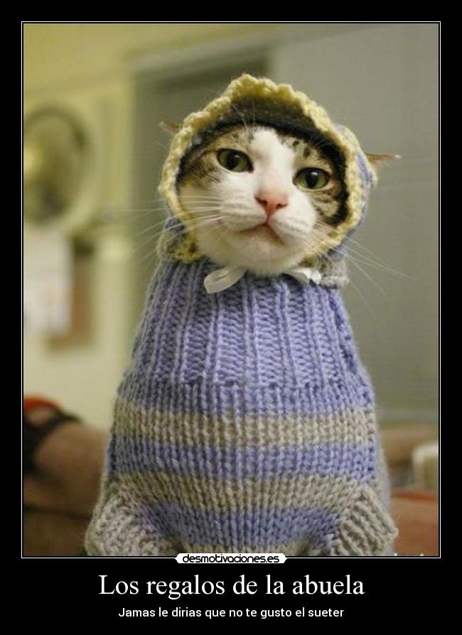 Los regalos de la abuela - Jamas le dirias que no te gusto el sueter