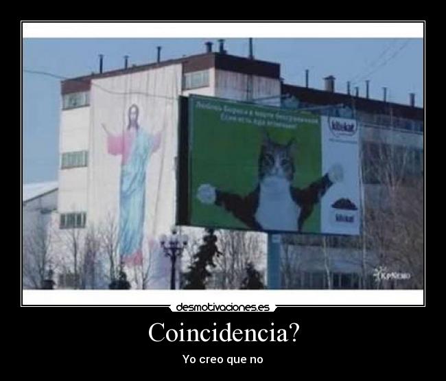 Coincidencia? - Yo creo que no