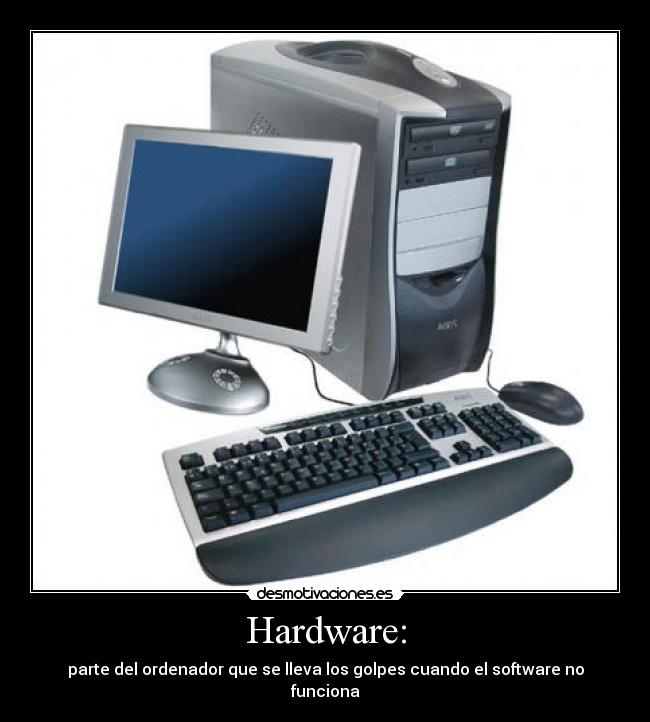 carteles hardware software desmotivaciones