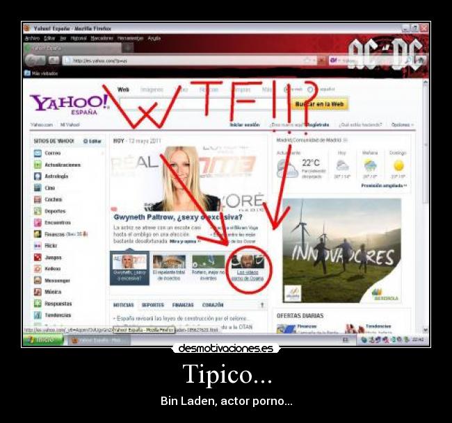 Tipico... - Bin Laden, actor porno...