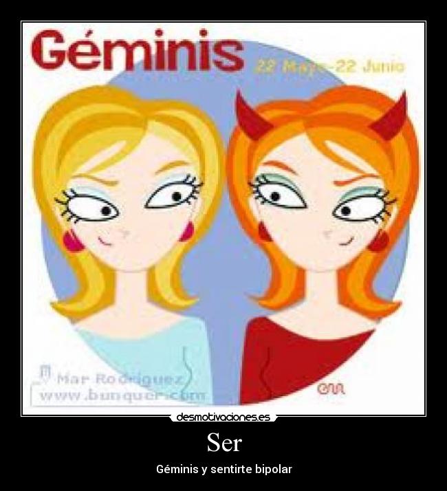 Ser - Géminis y sentirte bipolar