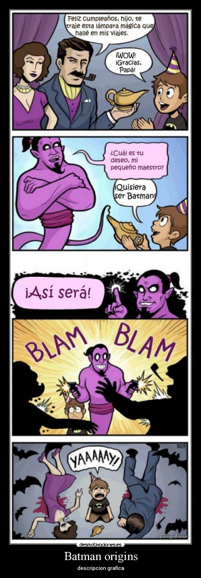 Batman origins - descripcion grafica