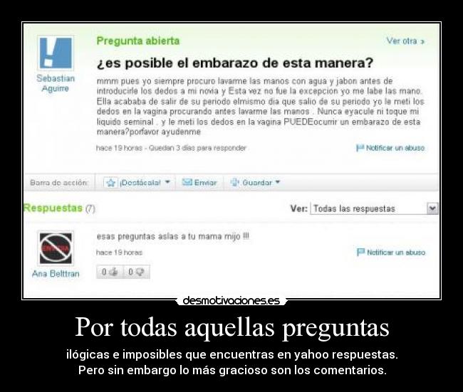 Por todas aquellas preguntas -