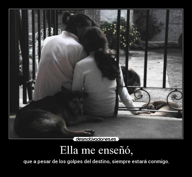 Ella me enseñó, - 