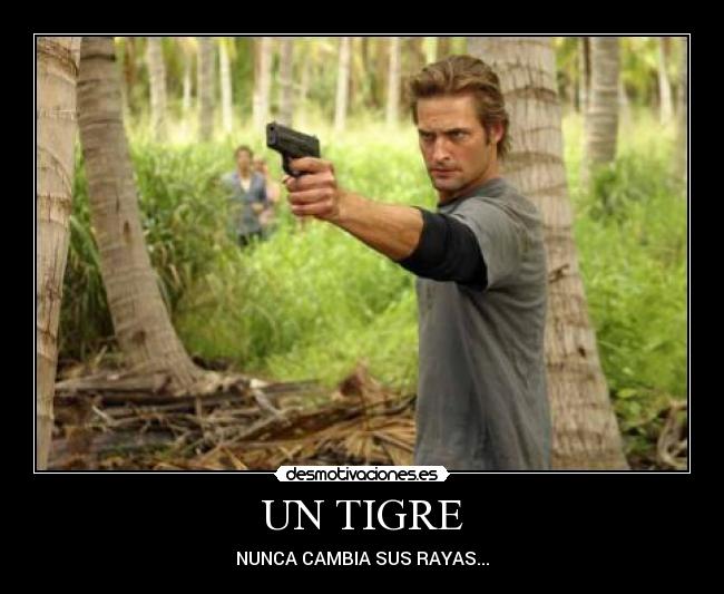 UN TIGRE - NUNCA CAMBIA SUS RAYAS...