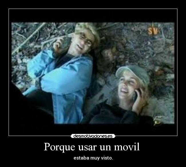 Porque usar un movil -