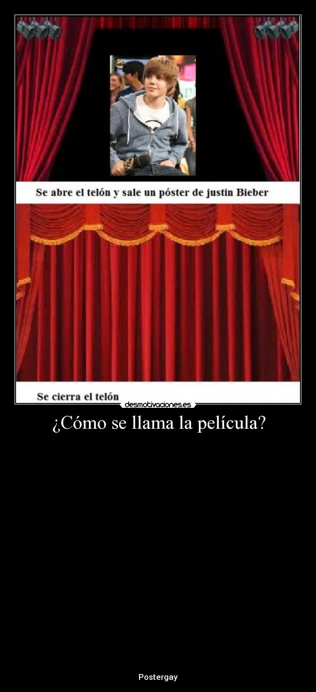 ¿Cómo se llama la película? -
Postergay