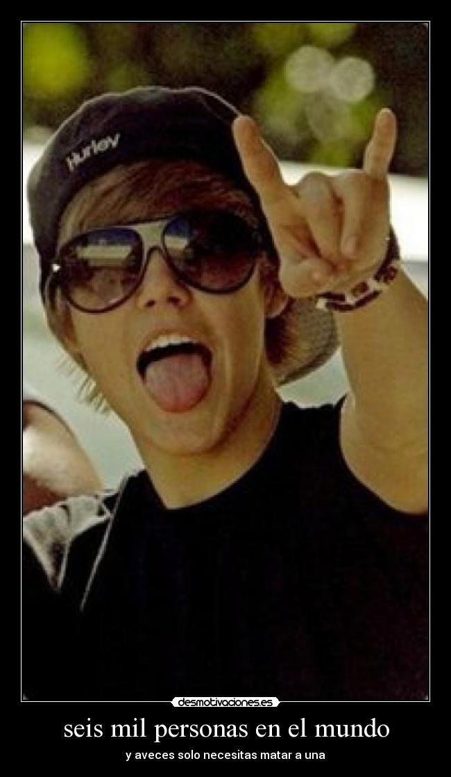seis mil personas en el mundo -