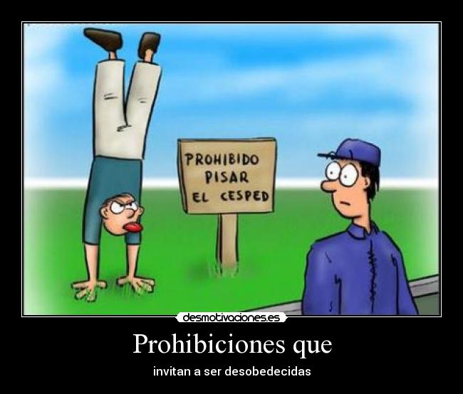 Prohibiciones que - 