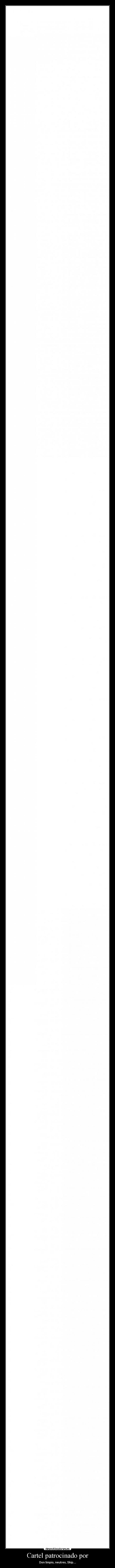 Cartel patrocinado por - 