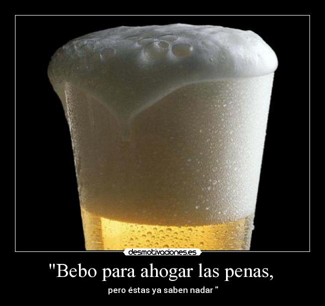 carteles frase celebre cerveza desmotivaciones