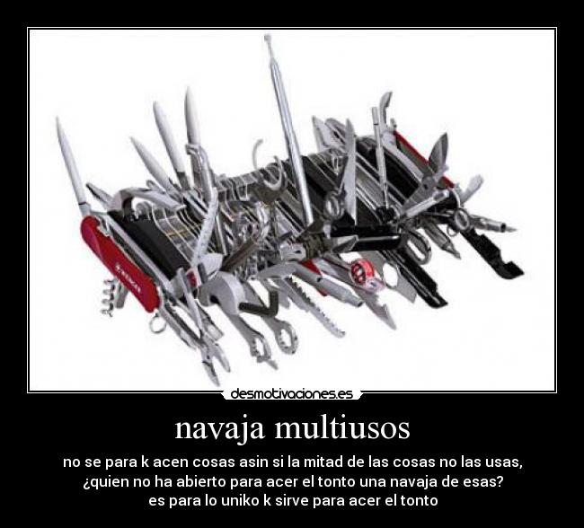 navaja multiusos -