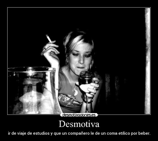 carteles mierda mal alcohol desmotivaciones