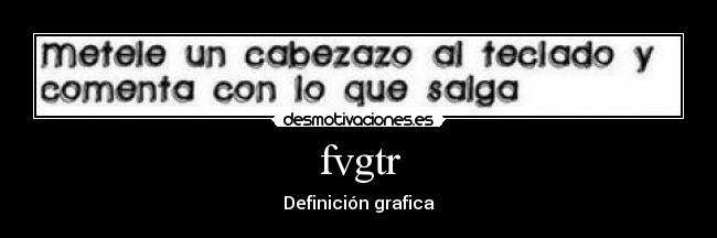 fvgtr - Definición grafica
