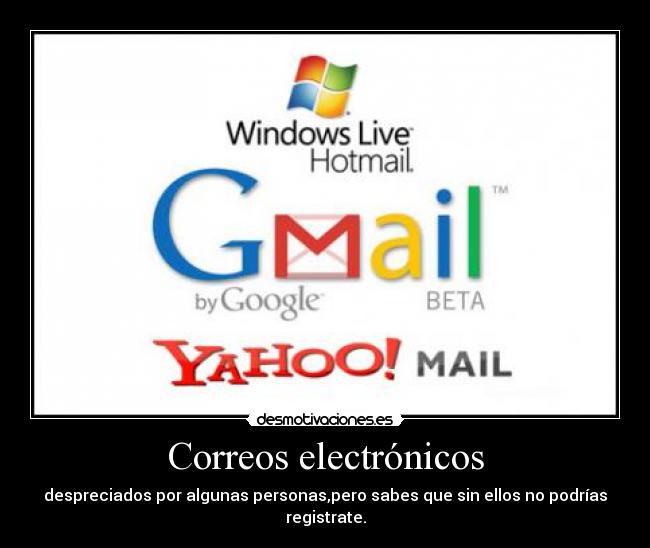 Correos electrónicos -