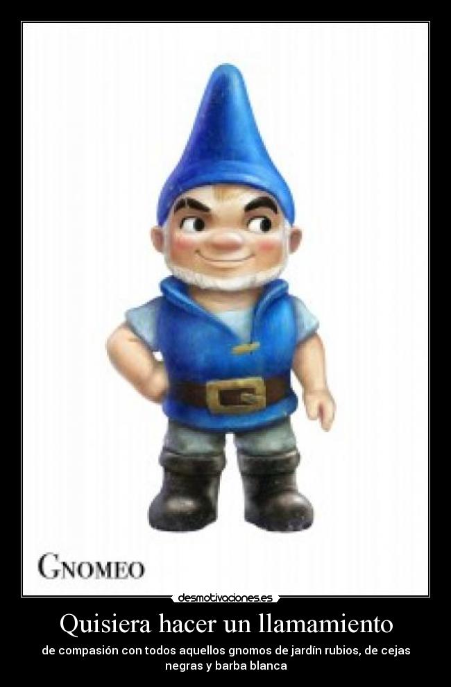 carteles gnomo colores raros desmotivaciones