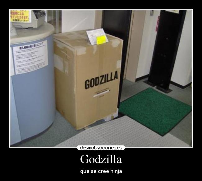 Godzilla - que se cree ninja