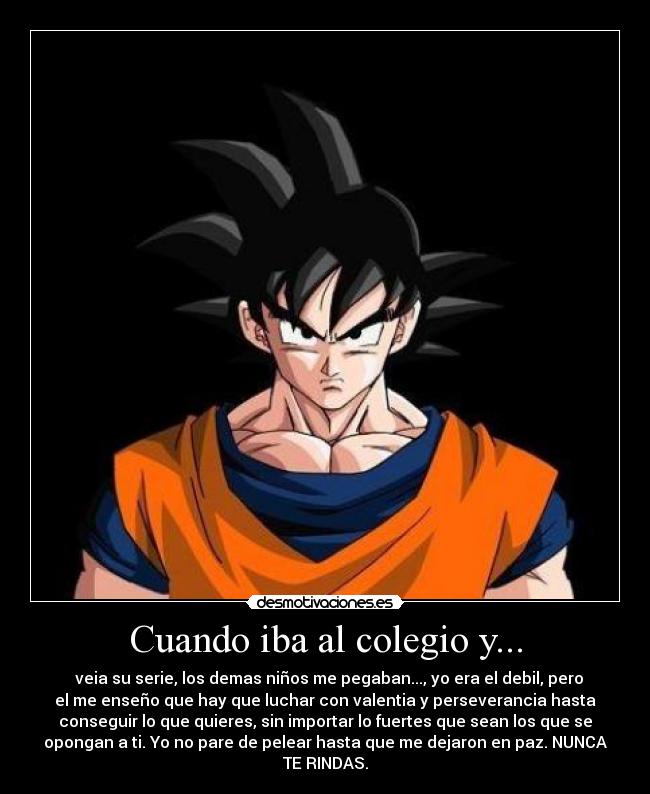 Cuando iba al colegio y... - 