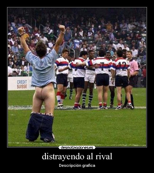 distrayendo al rival -