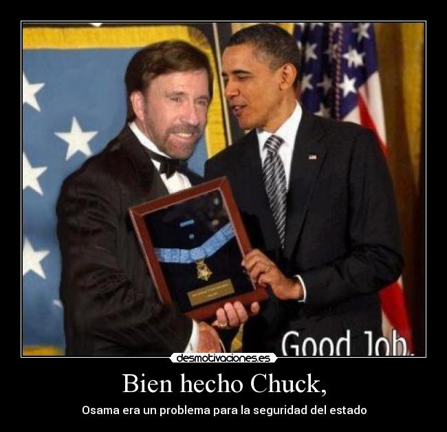 Bien hecho Chuck, - 