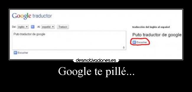 Google te pillé... -