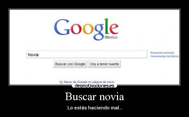 Buscar novia -
