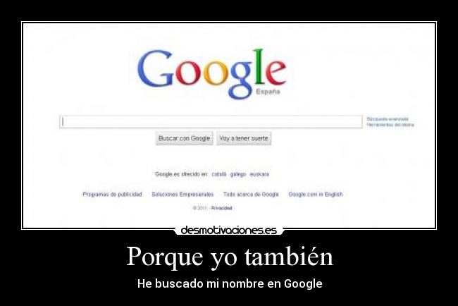 Porque yo también - 