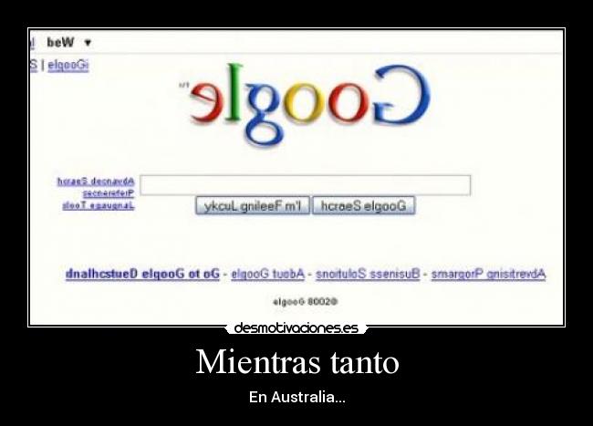 Mientras tanto - En Australia...