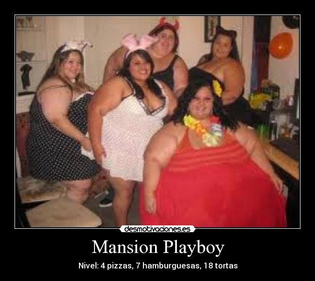 Mansion Playboy - Nivel: 4 pizzas, 7 hamburguesas, 18 tortas