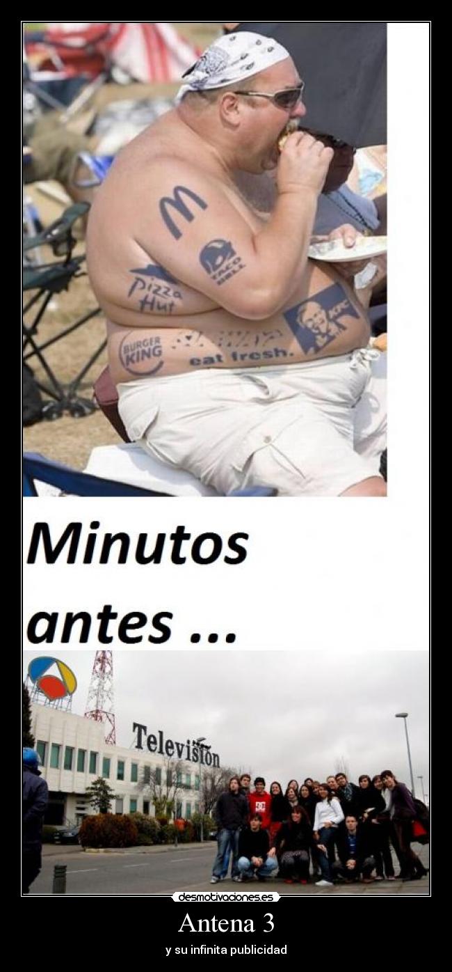 Antena 3 - y su infinita publicidad