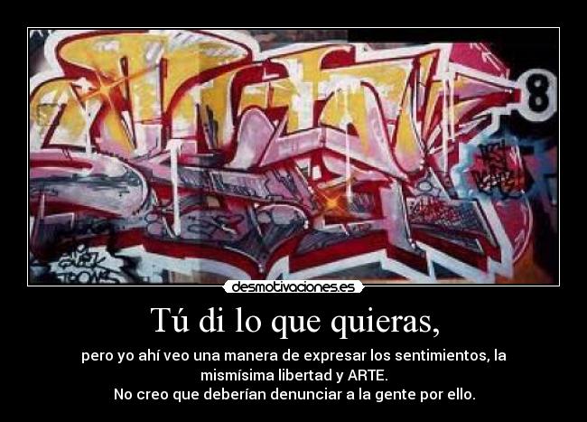 carteles graffiti desmotivaciones