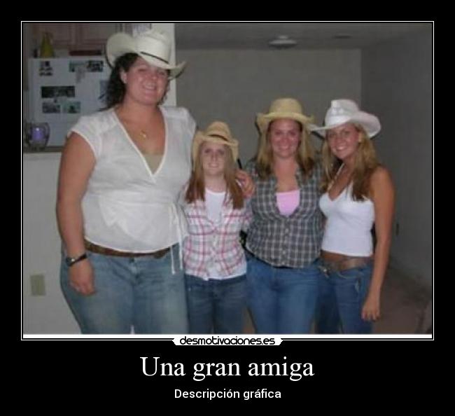 Una gran amiga - Descripción gráfica