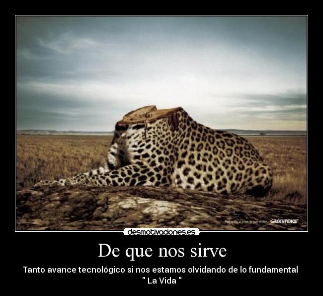 De que nos sirve - 