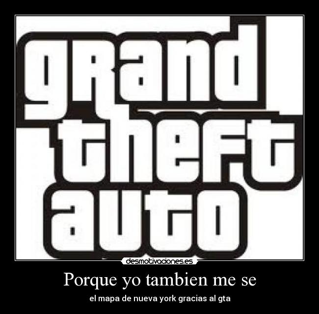 Porque yo tambien me se -