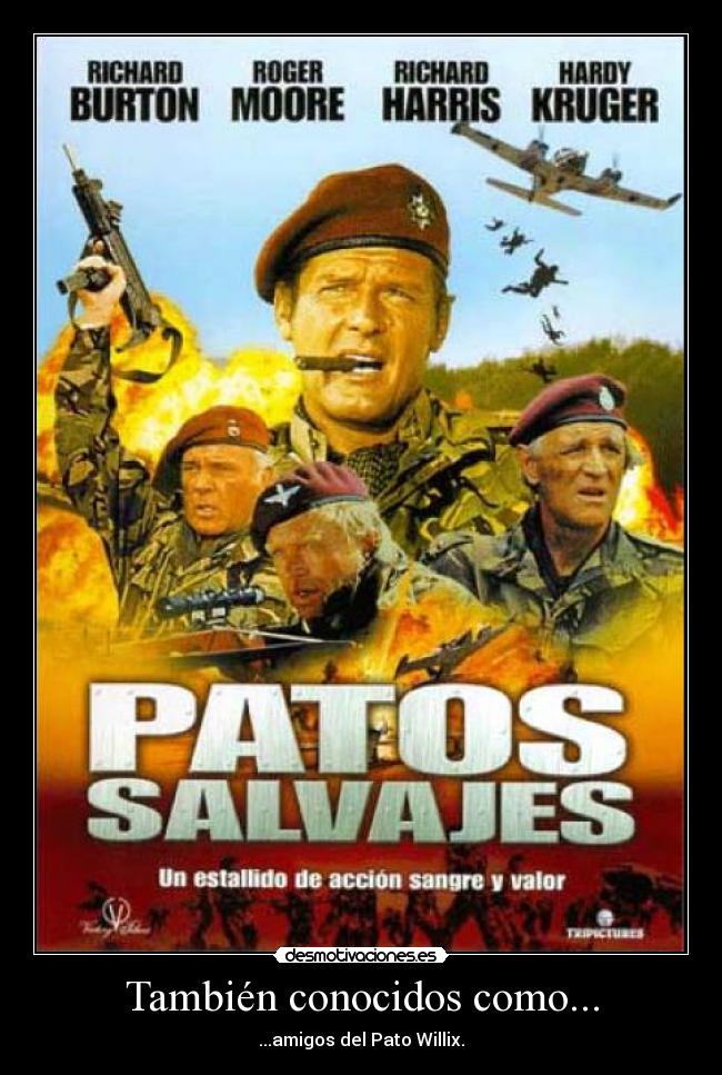 También conocidos como... - ...amigos del Pato Willix.