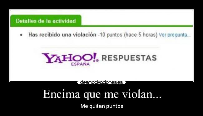 Encima que me violan... - 