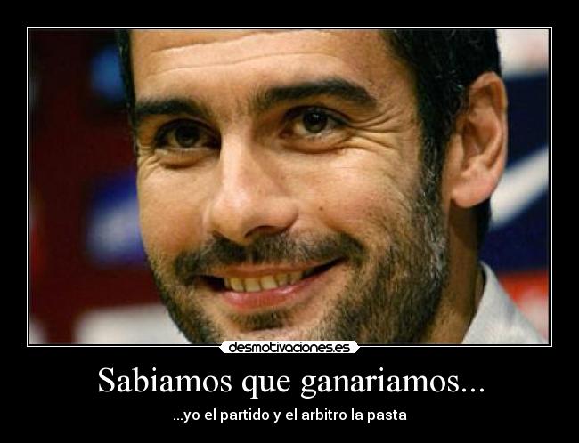 Sabiamos que ganariamos... - 